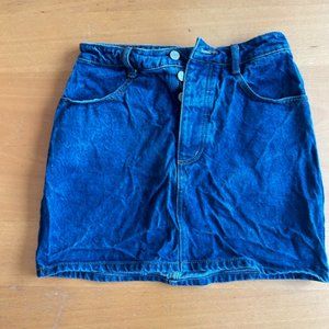 Brandy Melville John Galt Jean Denim Skirt Size Medium
